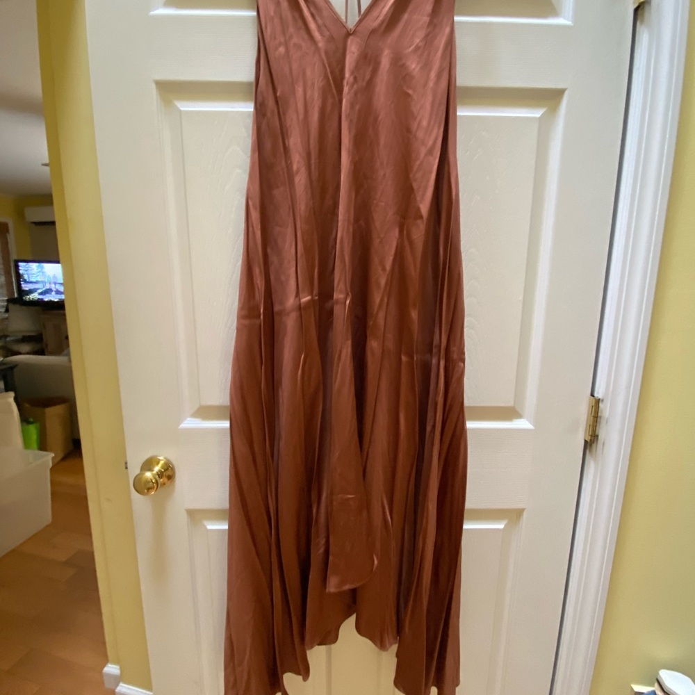 REISS Mabel Plunge Neck Maxi Dress - Picture 11 of 16